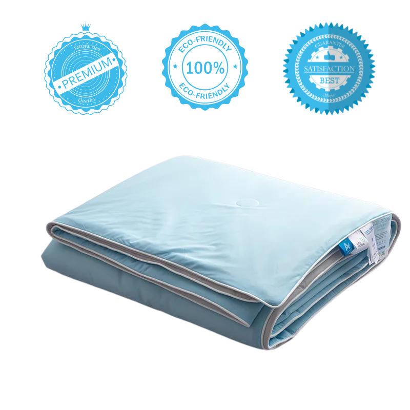 ChillMax™ Cooling Blankets Smooth Air Condition Comforter for Hot Sleepers Night Sweats, Breathable Blanket Summer Sleeping Blankets