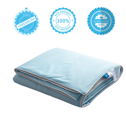 ChillMax™ Cooling Blankets Smooth Air Condition Comforter for Hot Sleepers Night Sweats, Breathable Blanket Summer Sleeping Blankets