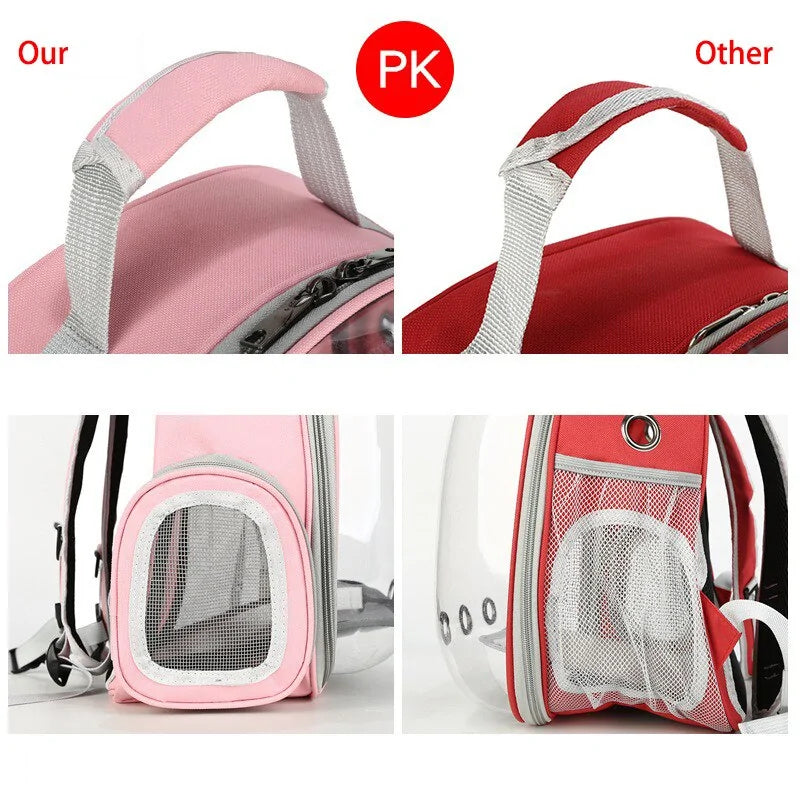 PetPack™ Backpack, Kitty Dog Cute Carrier Small Pet Transporter