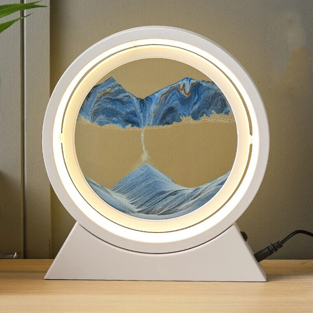 SANDGLOW 3D Quicksand Art With LED Night Light