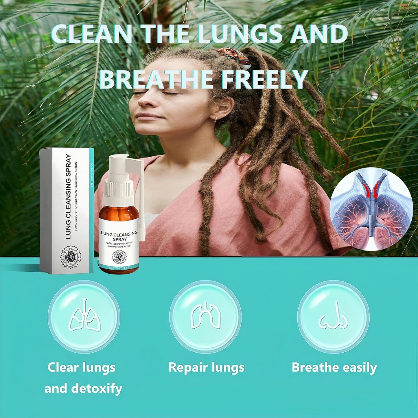 BreathEasy Herbal Lung Cleansing Spray