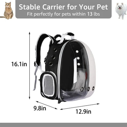 PetPack™ Backpack, Kitty Dog Cute Carrier Small Pet Transporter