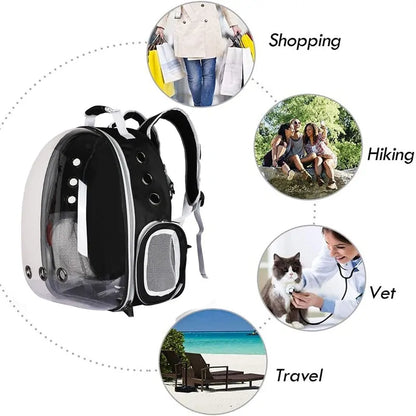 PetPack™ Backpack, Kitty Dog Cute Carrier Small Pet Transporter